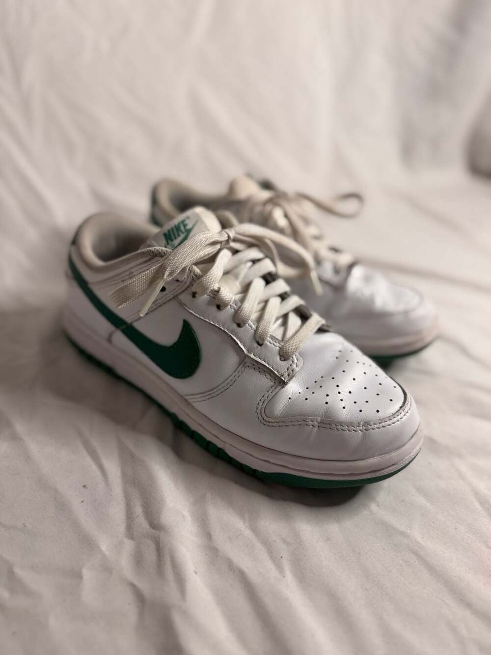 Nike - Dunk Low Green Glow DD1503-112 - White Green - 6W - Womens